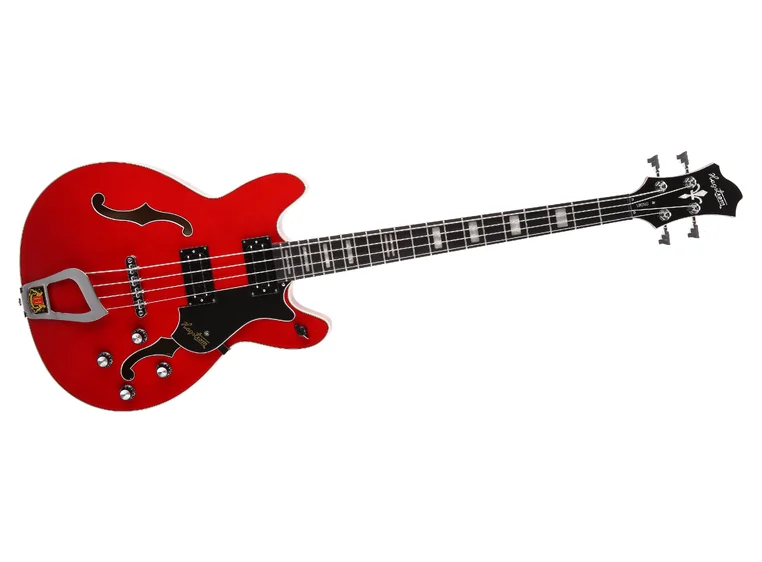 Hagstrom Viking Bass Wild Cherry transparent (Kirsebærrød) 